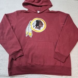 NFL Team Apparel Washington Redskins Pullover Hoodie Men's Size Medium